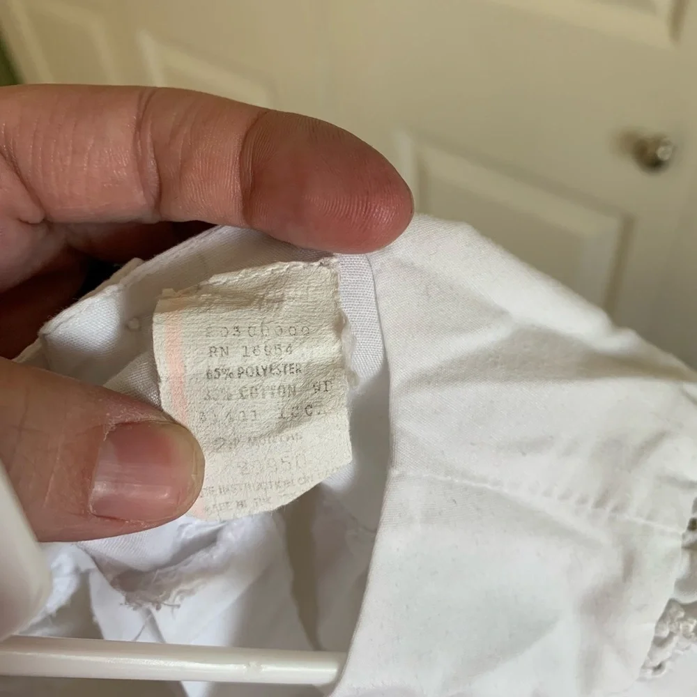 Vintage baby girl‎ white lace embroidered dress